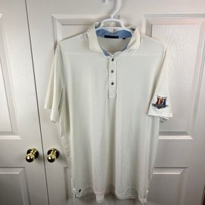 Men's Greyson Short Sleeve Polo Shirt Stretch White Size 2XL